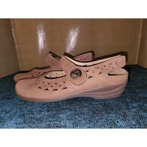 Ara Brown Nubuck Leather Mary Jane